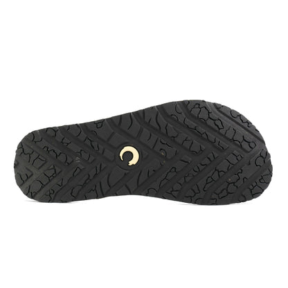 ZuZu Drift lightweight eco-friendly sandals with recycled and natural sole, durable canvas footbed, and recycled straps. designed for all-day comfort and minimalist.  Outsole
